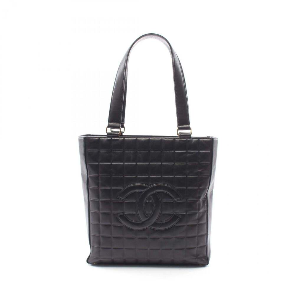 CHANEL Black Lambskin Leather Tote Bag - Picture 1 of 12